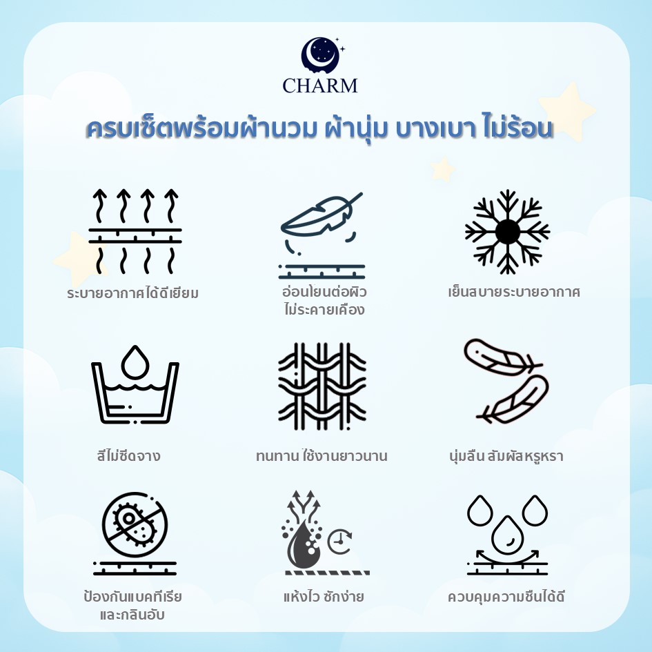 CHARM DREAMY ชุดผ้าปูที่นอน 6ฟุต 5ชิ้น ลาย HAPPY ZOO – ผ้าปูที่นอน พร้อมปลอกหมอน (ไม่รวมผ้านวม)_6